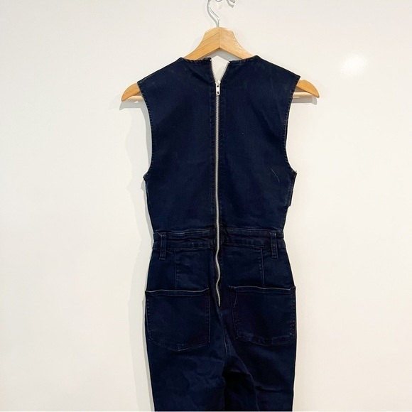 WeWoreWhat Cutout Slit Stretch Denim Jumpsuit - Picture 11 of 16